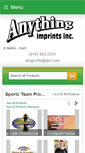 Mobile Screenshot of anythingimprints.com
